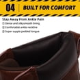thumbnail image 6 of ANGRYRAM Work Boots for Men Steel Toe Boots,Waterproof Slip Resistant Industrial & Construction Work Boots, 6 of 7
