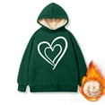 thumbnail image 5 of CKpwisy Womens Oversized Hoodies Fall Fashion 2025 Heart Graphic Sweatshirts Winter Warm Ling Sleeve Fleece Lined Pullovers Trendy Outfits Clothes 2025, 5 of 5