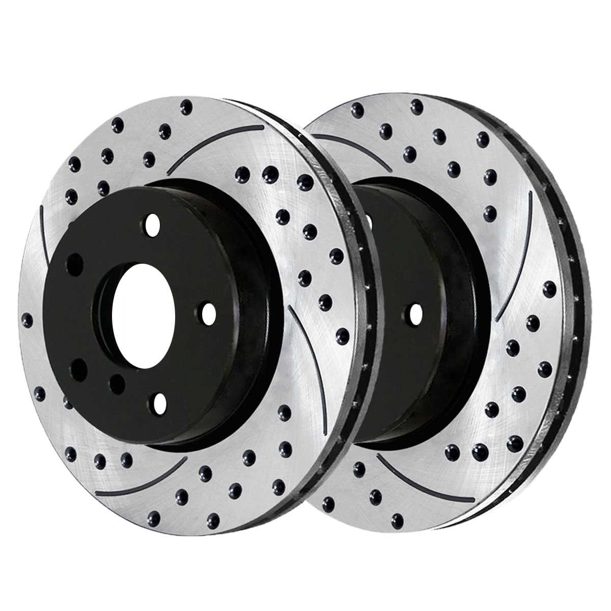 5lug 2 Cross-Drilled Disc Brake Rotors Front Rotors Odyssey High-End
