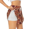 thumbnail image 3 of Lsque American Football1 Printed Women's Running Shorts with Liner Pockets,Elastic Quick Dry Workout Athletic Gym Yoga Shorts,Womens High Waist Shorts-Medium, 3 of 9