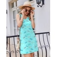 thumbnail image 4 of Ekouaer 3 Pack Nightgowns of Women Tank Sleep Shirts Sleeveless Nightshirt Tshirt Dress, 4 of 6
