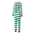 thumbnail image 3 of Onesie Pajama Christmas PJs Holiday Nightwear with Long Pants/Button Jumpsuit Sleepwear Matching Family Pajamas Sets, 3 of 10