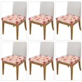 thumbnail image 2 of Balery Strawberries Stretch Couch Cushion Covers, Individual Sofa Cushion Covers, Soft Chair Sofa Seat Cushion Slipcover with Elastic Bottom Milk Silk-16.9in, 2 of 9