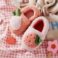 thumbnail image 6 of Boys Girls Cute Cartoon Slippers Kids Plush Warm Winter House Shoes, 6 of 7