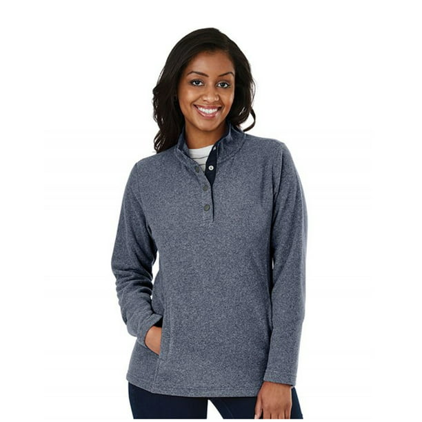 Charles River - Charles River Women's Heathered Fleece Knit Pullover ...