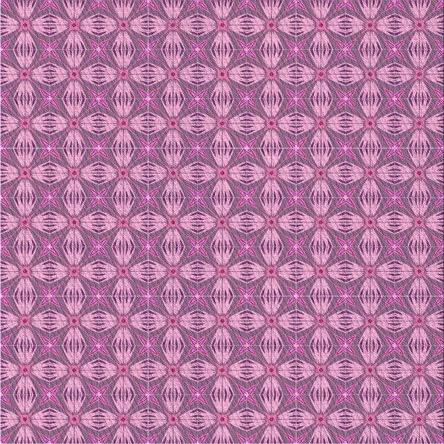 Ahgly Company Machine Washable Indoor Square Transitional Violet Purple Area Rugs, 6' Square