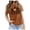 Brown, variant on Womens Halloween Theme Short Sleeve T Shirt Witchy Hocus Pocus Letter Print Graphic Tee Top