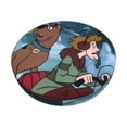 thumbnail image 2 of Lsque Scooby-Doo Round Bar chair cushion covers Velvet Fabric Premium Comfort Protects from Scratches and Stains for 14-17 Inch Chair- 13 inch, 2 of 7