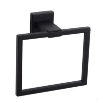 Square Towel Ring - Brushed Nickel Wall Mounted Hand Towel Holder
