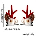 thumbnail image 2 of Horivan 1 Packs Cute Reindeer Antlers Christmas Hair Clip Festive Holiday Party Accessories for Family Friends Photo Props Long Lasting Xmas Gifts, 2 of 7