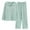 Mint Green, variant on Flash Deal Getqian Women's Petite Pajama Set Petite Length Tunic Top Wide Leg Pants Womens Loungewear Set Women's Pajama Sets Pink L Clearance Sale