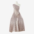 thumbnail image 2 of Zelouf Alice Glitter Embroidery Lace  , Sewing, DIY, Crafts Fabric by the Yard, Taupe Mystery, 1 Yard, 2 of 2