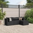 thumbnail image 2 of vidaXL Patio Lounge Set with Cushions Sectional Sofa Garden Backyard Poly Rattan, 2 of 175