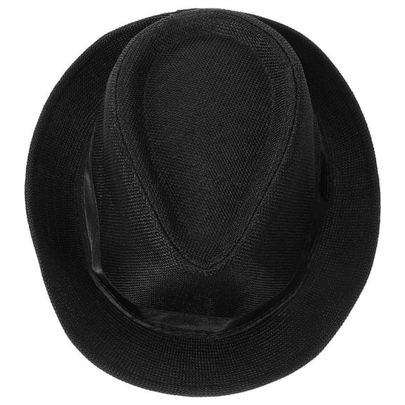 WRITWAA Gentleman Fedora Hat Black 1Pack Cotton Dance for Camping