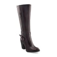 thumbnail image 1 of Bota Alta Color Vino Con Detalle De Hebilla Mundo Terra 029389, 1 of 3