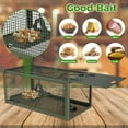 thumbnail image 3 of 2 PCS Humane Mouse Rat Traps, Mice Chipmunk Squirrel Traps, and Other Live Animal Cage Catch and Release for Indoor and Outdoor-Green, 3 of 7