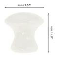 thumbnail image 2 of Unique Bargains 1 Pc Mushroom Head Face Massager for Beauty Parlor White Natural Jade, 2 of 4