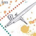 thumbnail image 3 of EXLEAF 2026 New Premium Brass Airbrush for Fine Detail,15-50 Psi Adjustable,Beginner Artist Friendly for Painting,Model Making,Crafts,Illustration,Diy Projects, 3 of 7