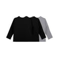 thumbnail image 4 of Grblisyd 3 Pack Girls Long Sleeve Shirts Fall Cute Black Shirts Size 10-12 Kids Crewneck Tshirts Trendy Girls Tops Teen Girls Clothes ,Black-Black-Gray 9-10Y, 4 of 6