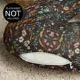 thumbnail image 2 of Sweet Jojo Designs Boho Floral Wildflower Black and Orange Girl Nursing Pillow Cover Case (Pillow Not Included), 2 of 5