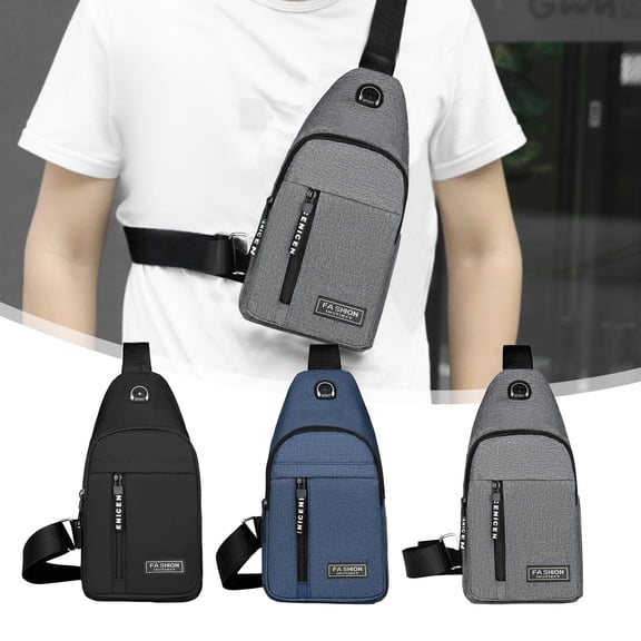 breaise Crossbody Bags for Women Man Waterproof Sling Bag Backpack Trendy Casual Cross Body Bag with Convertible Shoulder Strap Chest Bag