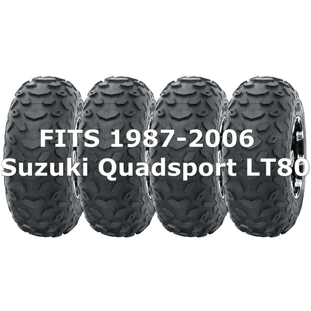 Set 4 1987-2006 Suzuki Quadsport LT80 WANDA Sport ATV tires 19x7-8 ...