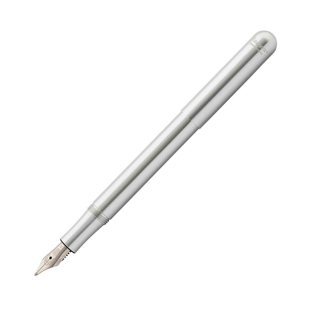 Kaweco 10000150 Liliput Silver Fountain Pen, Broad