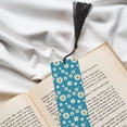thumbnail image 6 of Kdxio Daisies Flowers Print Metal Tassel Bookmarks,Perfect Gift for Art Lovers and Bookworms Metal Bookmarks for Women, 6 of 8