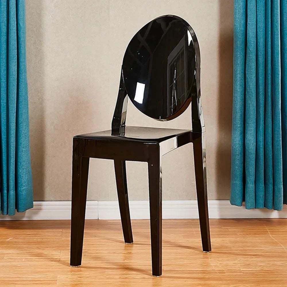 Heavenly Collection Plastique Noir Chaise Sans Bras