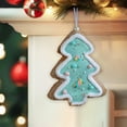 thumbnail image 2 of Gingerbread Christmas Tree Decoration Cookie Tree and Star Shape Dessert Ornaments for Xmas Tree Holiday Birthday Sweet Party Supplies (Green Tree), 2 of 6