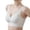 White, variant on Gymayou Women Seamless Wireless Sports Bra With Fixed Molded Cups Gentle Lift & Moderate Gathering Everyday Bra Wide Strap Side Support Black L