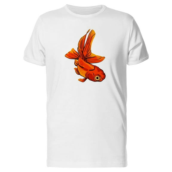 A Bright Orange Koi Fish Tee Men's -Image by Shutterstock