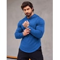 thumbnail image 3 of COOFANDY Men's Muscle Fit Long Sleeve Athletic Gym Pullover Workout Sweatshirts Hoodies, 3 of 10