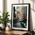 thumbnail image 4 of Nassau Street, FiDi - Manhattan New York Photography Black Framed Wall Art Print 12 x 18 inches, 4 of 8