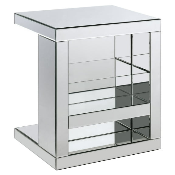 ACME Dominic Rectangular Accent Table in Mirrored