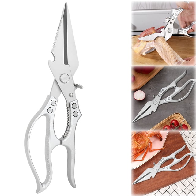 Stainless Bone Scissors 2025 Upgraded Poultry Shears All Purpose Kitchen Scissor for Stainless Cooking Aid Scissors Dishwasher,A Heavy-Duty Poultry Shears