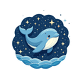 thumbnail image 3 of cartoon Whale Theme Stickers, Waterproof Whale Theme Sticker for Water Bottle Laptop Phone Cases Planner Skateboard Luggage Helmet Party Favor Decor, Ideal for Adults Teens Teacher Rewards, 3 of 9