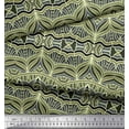 thumbnail image 2 of Soimoi Modal Satin Fabric Mandala Kaleidoscope Decor Fabric Printed Yard 42 Inch Wide, 2 of 3