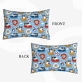 thumbnail image 3 of Haiem Pillowcase for Hair and Skin Queen - Dogs With Pool Floats Printed Soft Pillowcase with Envelope Closure-16"x24", 3 of 8