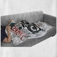 thumbnail image 6 of Motorcycle Soft Flannel Fleece Throw Blanket, Composition with of the Road Free High Speed, Cozy Plush for Indoor and Outdoor Use, 50" x 70", Slate Blue Vermilion, by Ambesonne, 6 of 6