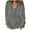 Gray1, variant on tarylea Oversized Tops for Women V Neck Ribbed Knitted Pullover Long Sleeve Solid Color Tops Casual Loose Shirts
