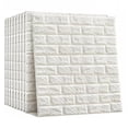thumbnail image 1 of White Brick 3D Wall Panels Peel and Stick Wallpaper for Living Room Bedroom Background Wall Decoration, 1 of 6