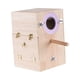 thumbnail image 4 of Caja nido para loros, casita para pájaros, jaula para periquitos, caja de madera para cría y apareamiento de canarios. Colgando a la izquierda, 4 of 9
