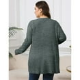 thumbnail image 5 of AviBest Plus Size Cardigans for Women Lightweight Long Sleeve Open Front Button Up Fall Thin Cardigans with Pockets, 1XL-5XL, 5 of 6