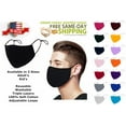 thumbnail image 5 of Face Mask Triple Layers 100% Cotton Washable Reusable With Filter Pocket. Unisex, 5 of 6