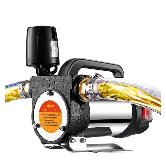 12V Fuel Transfer Pump for Kerosene Self-Priming Pump Automatically Stop Electric Oil Pump
