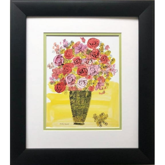 Andy Warhol "Basket of Flowers" 1958 CUSTOM FRAMED Pop Art Litho Generic
