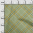 thumbnail image 1 of oneOone Viscose Jersey Fabric Tartan Check Print Fabric BTY 60 Inch Wide, 1 of 5