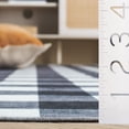 thumbnail image 5 of Safavieh Santa Clara Madrid Checkered Polyester Runner Rug, Ivory/Gray Black, 2'6" x 8', 5 of 11