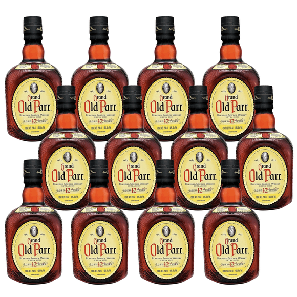 Caja de 12 Old Parr 12 años 750 ml